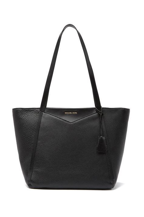 whitney large leather tote bag michael kors|michael kors whitney large.